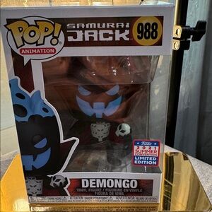 Funko Samurai Jack Demongo Figure - Black and Blue